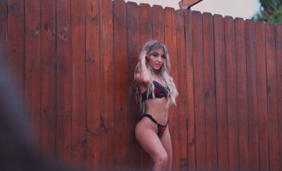 Barbie Rican show her perfect body public Video